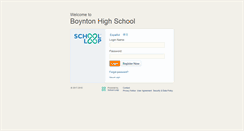 Desktop Screenshot of boynton.schoolloop.com