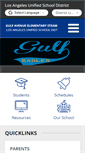 Mobile Screenshot of gulfes-lausd-ca.schoolloop.com