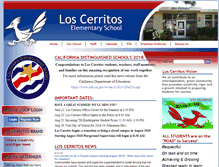 Tablet Screenshot of loscerritos-lbusd-ca.schoolloop.com