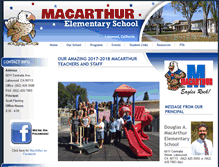 Tablet Screenshot of macarthur-lbusd-ca.schoolloop.com