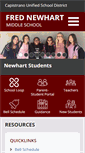Mobile Screenshot of newhart.schoolloop.com