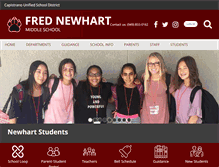 Tablet Screenshot of newhart.schoolloop.com
