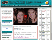 Tablet Screenshot of chs.gusd.ca.schoolloop.com
