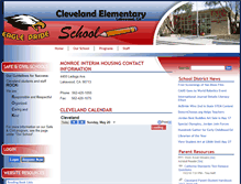 Tablet Screenshot of cleveland-lbusd-ca.schoolloop.com