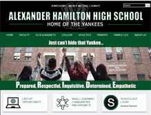 Tablet Screenshot of hamiltonhs-lausd-ca.schoolloop.com