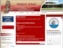 Tablet Screenshot of hemlock.schoolloop.com