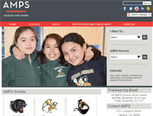 Tablet Screenshot of amps-ca.schoolloop.com