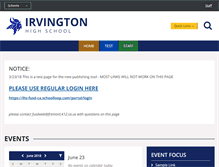Tablet Screenshot of ihs-fusd-ca.schoolloop.com