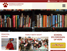 Tablet Screenshot of ponderosa-ssfusd-ca.schoolloop.com