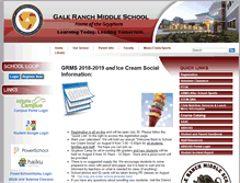 Tablet Screenshot of grms.schoolloop.com