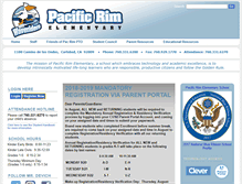 Tablet Screenshot of pacificrim.schoolloop.com