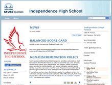 Tablet Screenshot of ihs-sfusd-ca.schoolloop.com