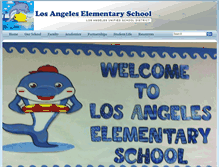 Tablet Screenshot of laes-lausd-ca.schoolloop.com