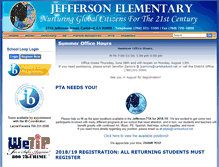 Tablet Screenshot of jefferson.schoolloop.com