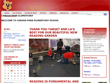 Tablet Screenshot of canoga-lausd-ca.schoolloop.com