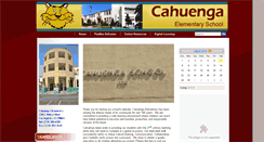 Desktop Screenshot of cahuenga-lausd-ca.schoolloop.com