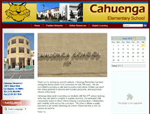 Tablet Screenshot of cahuenga-lausd-ca.schoolloop.com