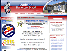 Tablet Screenshot of madison-lbusd-ca.schoolloop.com
