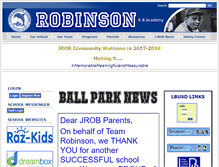 Tablet Screenshot of lbrobinson.schoolloop.com