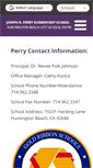 Mobile Screenshot of perry-huntington-ca.schoolloop.com