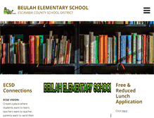 Tablet Screenshot of beulah-ecsd-fl.schoolloop.com