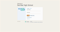 Desktop Screenshot of delmar.schoolloop.com