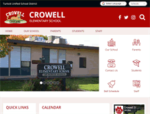 Tablet Screenshot of crowell-turlockusd-ca.schoolloop.com