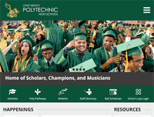 Tablet Screenshot of lbpoly.schoolloop.com