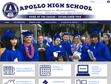Tablet Screenshot of ahs-simi-ca.schoolloop.com