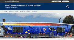 Desktop Screenshot of pointfermin-lausd-ca.schoolloop.com