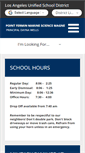 Mobile Screenshot of pointfermin-lausd-ca.schoolloop.com