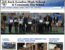 Tablet Screenshot of londonchs-lausd-ca.schoolloop.com