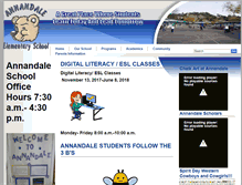 Tablet Screenshot of annandale-lausd-ca.schoolloop.com