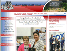 Tablet Screenshot of jbms-ecsd-fl.schoolloop.com