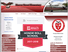 Tablet Screenshot of hoover-lausd-ca.schoolloop.com