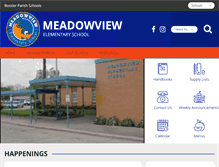 Tablet Screenshot of meadowview-bps-la.schoolloop.com