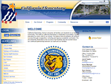 Tablet Screenshot of california.schoolloop.com