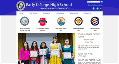 Desktop Screenshot of earlycollege.schoolloop.com