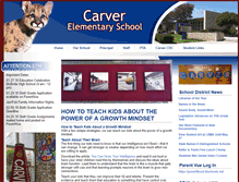 Tablet Screenshot of carver-lbusd-ca.schoolloop.com