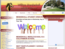 Tablet Screenshot of mendenhall.schoolloop.com