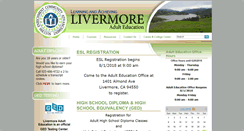 Desktop Screenshot of livermoreadulted.schoolloop.com