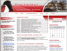 Tablet Screenshot of hawthorne-elmhurstcusd205-il.schoolloop.com
