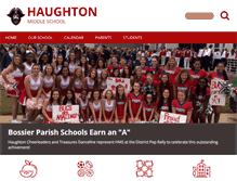Tablet Screenshot of haughtonm-bps-la.schoolloop.com