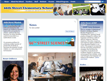 Tablet Screenshot of 66street-lausd-ca.schoolloop.com