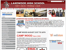 Tablet Screenshot of lblakewood.schoolloop.com