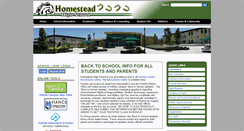 Desktop Screenshot of homestead.schoolloop.com