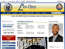 Tablet Screenshot of lohs-cjuhsd-ca.schoolloop.com