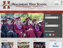 Tablet Screenshot of hhs-healdsburgusd-ca.schoolloop.com