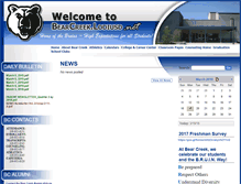 Tablet Screenshot of bearcreek-lusd-ca.schoolloop.com