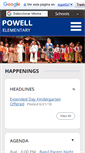 Mobile Screenshot of powell-ausd-ca.schoolloop.com